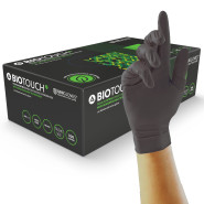 Unigloves Biotouch Bioderadable Nitrile Gloves Black