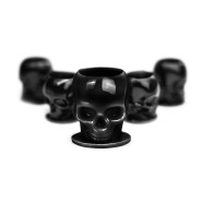 Skull Ink Cups Black Plastic Stable 13mm x 200