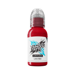 World Famous Limitless Tattoo Ink Lava Red (30ml)