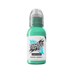 World Famous Limitless Tattoo Ink Pastel Green 1 (30ml)