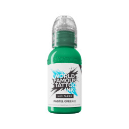 World Famous Limitless Tattoo Ink Pastel Green 2 (30ml)
