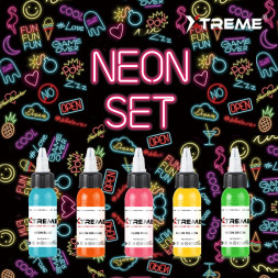 Xtreme Ink Neon Set 5x30ml Reach 2023