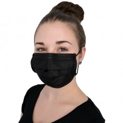 Nitras Medical Soft Protect Face Masks (black) x 50