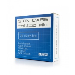 Unistar Skin Care tattoo film dressing - 5 pieces - 12,5 x 12,5 cm
