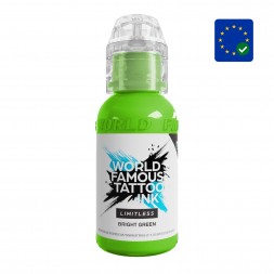 World Famous Limitless Tattoo Ink Bright Green V2 (30ml)