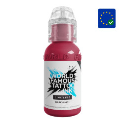 World Famous Limitless Tattoo Ink Dark Pink 1 V2 (30ml) Clearance 30% off short dated 3/8-19/11