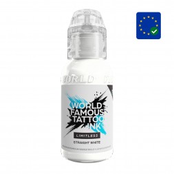 World Famous Limitless Tattoo Ink Straight White