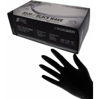 Nitras Medical Black Wave Gloves Nitrile 